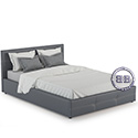 Кровать интерьерная Синди 1400 с подъёмным основанием искусственная кожа Марика 485