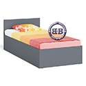 Кровать Мори 900 цвет графит