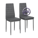 Комплект из двух стульев для кухни Мебель--24 A-117 цвет серый