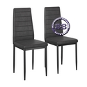 Два стула кухонных Мебель--24 A-117 цвет чёрный