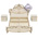 Кровать Грация 1600 с двумя прикроватными тумбами цвет слоновая кость