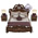 Кровать Грация 1600 с двумя прикроватными тумбами цвет орех тайский