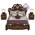 Кровать Грация 1600 с двумя прикроватными тумбами цвет орех тайский