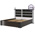 Кровать с подъёмным механизмом Сан-Ремо цвет венге цаво/чёрный глянец