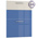 Кухня Жанна Кухонный фасад Стол Моби 500 2 ящика, цвет голубой металл/шагрень платина
