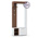 Шкаф комбинированный Лайт 10.03 вешалка с нишей цвет орех селект каминный/белый премиум