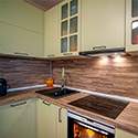 Кухонный мебельный щит 3 метра цвет гранит чёрный распродажа стеновых кухонных панелей