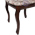 Стул с мягкой спинкой Мебель--24 Гольф-7 цвет орех обивка ткань лалик персик