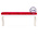 Банкетка Мебель--24 Вента-2, цвет слоновая кость, обивка ткань вельвет люкс бордо