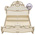 Кровать с основанием 1800 Грация мягкое изголовье цвет слоновая кость