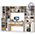 Модульная мебель для домашнего офиса Бостон № 32 цвет дуб эндгрейн элегантный/фасады МДФ милк рикамо софт