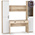 Мебель для работы в домашних условиях Бостон № 41 цвет дуб эндгрейн элегантный/фасады МДФ милк рикамо софт