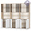 Набор из трёх шкафов Бостон № 51 цвет дуб эндгрейн элегантный/фасады МДФ милк рикамо софт
