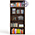Шкаф для книг открытый С-МД-2-01 цвет орех