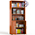Шкаф для книг без стекла С-МД-2-02 цвет вишня