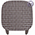 Табурет Мебель--24 Мерлин-2, цвет орех, обивка ткань рогожка корфу