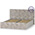 Кровать 1600 с подъёмным ортопедическим основанием Амели 11.31 цвет шёлковый камень/бетон чикаго беж