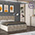 Кровать 1600 Амели 11.31 цвет шёлковый камень/бетон чикаго беж
