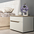 Новый набор мебели для спальни Муссон № 18 цвет белый/чёрный/дуб эндгрейн элегантный/кожзам белый