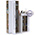 Шкаф для одежды со стеллажом и комодом Лайн цвет дуб крафт серый/фасады МДФ белый глянец