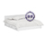 Двуспальная Кровать белая с ящиками 1800 со шкафом для одежды 2-х створчатым Стандарт цвет белый