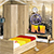 Мебель для спальни Стандарт № 4 с кроватью 900 с ящиками цвет дуб сонома/фасады ТВ тумбы МДФ белый глянец