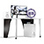 Игровой компьютерный стол С-МД-СК2-1360-900 цвет венге/кромка белая