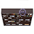 Стеллаж ИКЕА ПАКС 200/6 цвет чёрно-коричневый/венге