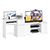 Компьютерный стол МС-1 правый с тумбой МТВ-1200 Мори цвет белый