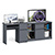 Компьютерный стол МС-1 правый с тумбой 1204 Мори цвет графит