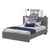 Двуспальная кровать Остин 1600 с ортопедическим основанием цвет серый графит/дуб крафт золотой