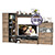 Мебель в гостиную в стиле лофт Трувор № 61 цвет дуб гранж песочный/интра