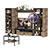 Модульная мебель для гостиной в стиле лофт Трувор № 142 с журнальным столиком цвет дуб гранж песочный/интра