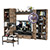 Полный набор мебели для гостиной в стиле лофт Трувор № 139 в комплекте журнальный столик цвет дуб гранж песочный/интра