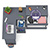 Комод Мори МК-800 4 ящика и угловой стол компьютерный МС-16 правый цвет графит