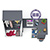 Стол компьютерный угловой правый Мори и шкаф-комод Мори МШ900.1 цвет графит/белый