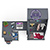 Компьютерный угловой стол - тумба слева со шкафом-комодом и антресолью Мори цвет графит