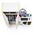 Письменный стол и шкаф для одежды Альфа цвет солнечный свет/белый премиум