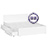 Кровать с ящиками Мори 1400 цвет белый