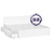 Кровать двуспальная с выдвижными ящиками Мори 1600 цвет белый