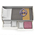 Кровать с ящиками Торонто 11.39 цвет белый шагрень/стальной серый