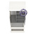 Шкаф для одежды Торонто 13.333 цвет белый шагрень/стальной серый