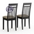 Два стула Мебель--24 Гольф-11 цвет массив берёзы венге обивка ткань атина коричневая