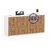 Набор из четырёх тумб три ящика Лидер-8 цвет белый шагрень/крафт золото