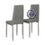 Два стула для кухни мягких Мебель--24 A-117 цвет светло-серый