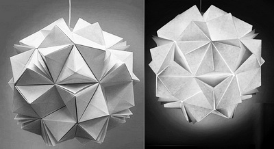 Светящиеся бумажные оригами