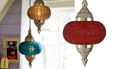 Дизайнерские светильники в индийском стиле