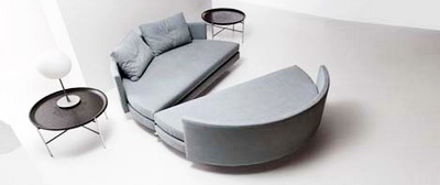 Полукруглый диван-кровать