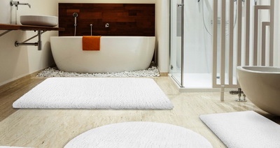 Выбор коврика для ванной комнаты