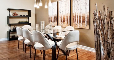 Ветки деревьев как элемент декора